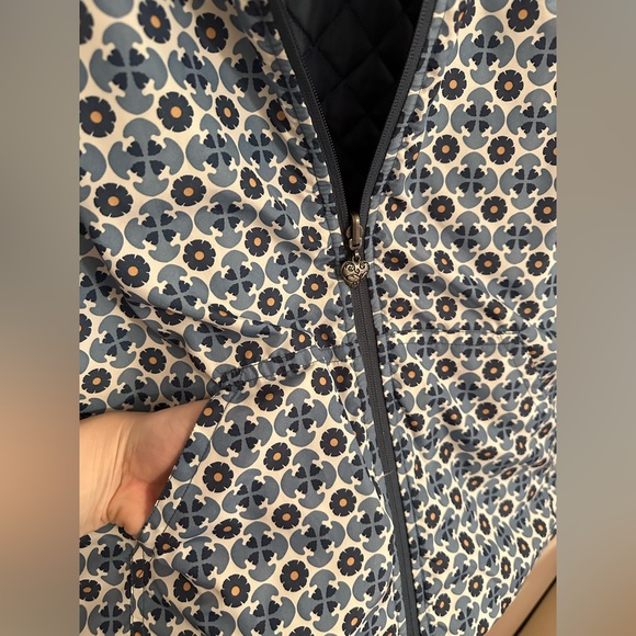 Reversible Puffer Insulation Vest Silver Pockets Zipper - Picture 8 of 11